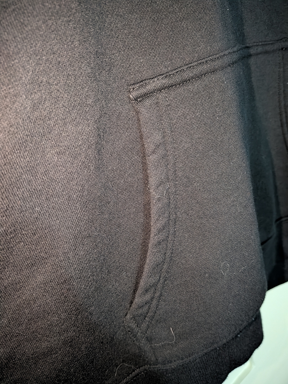 FILA Women's Black Hooded Sweatshirt with White Logo - Picture 3 of 8